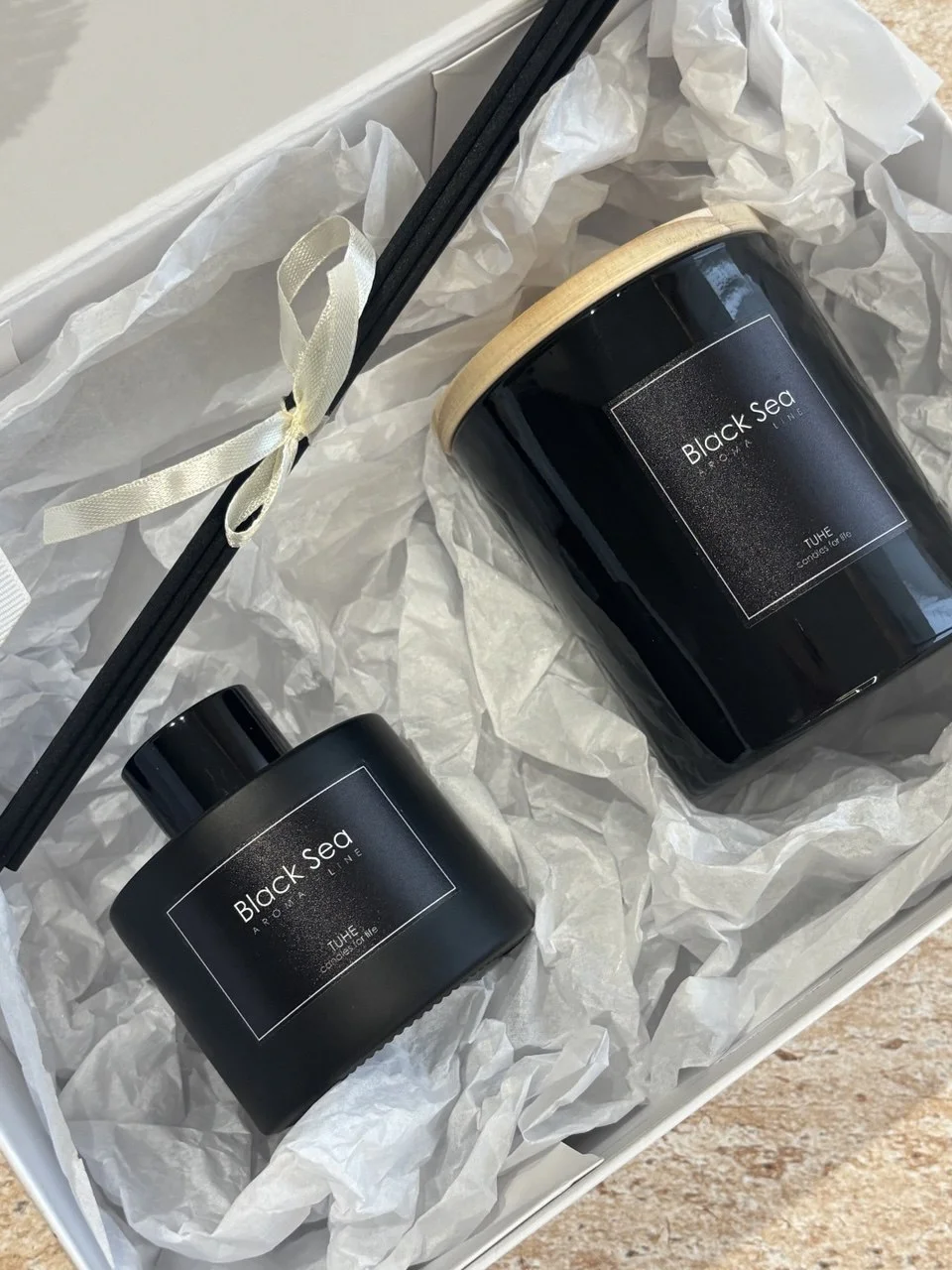 Zestaw prezentowy  dyfuzor i świeca