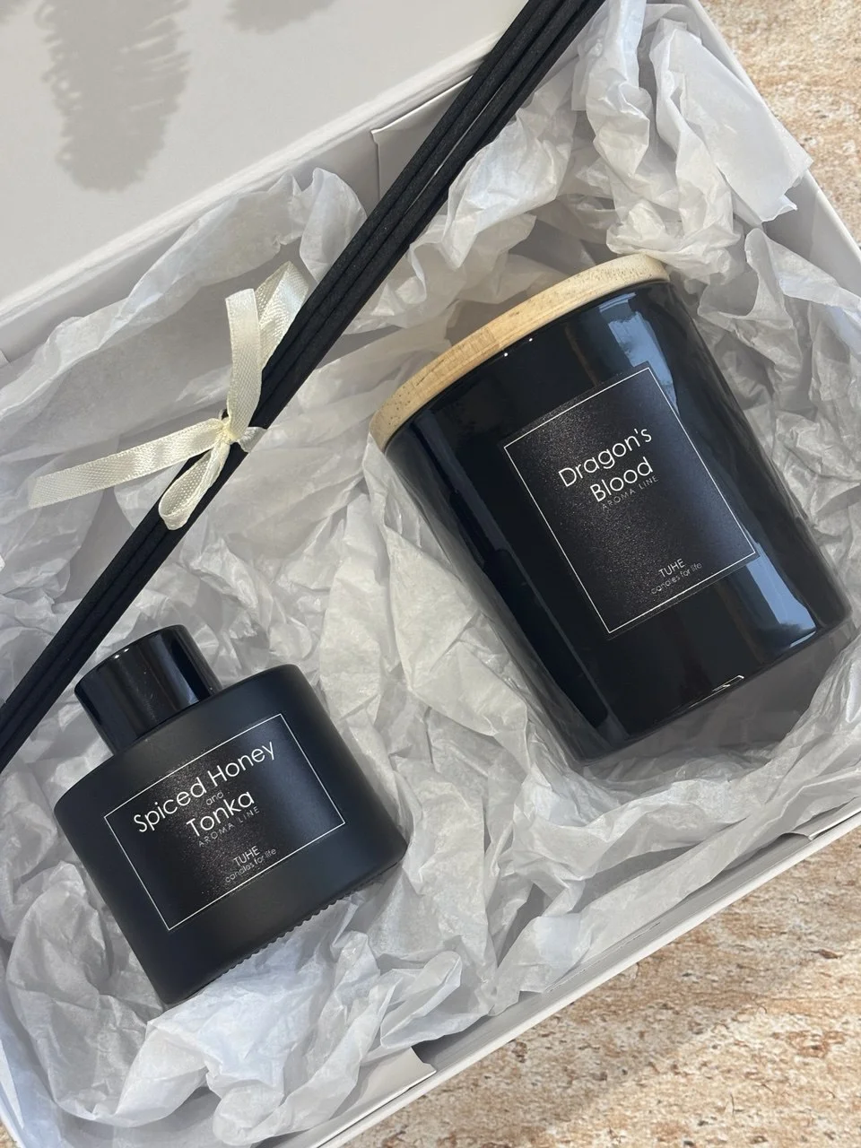 Zestaw prezentowy  dyfuzor i świeca