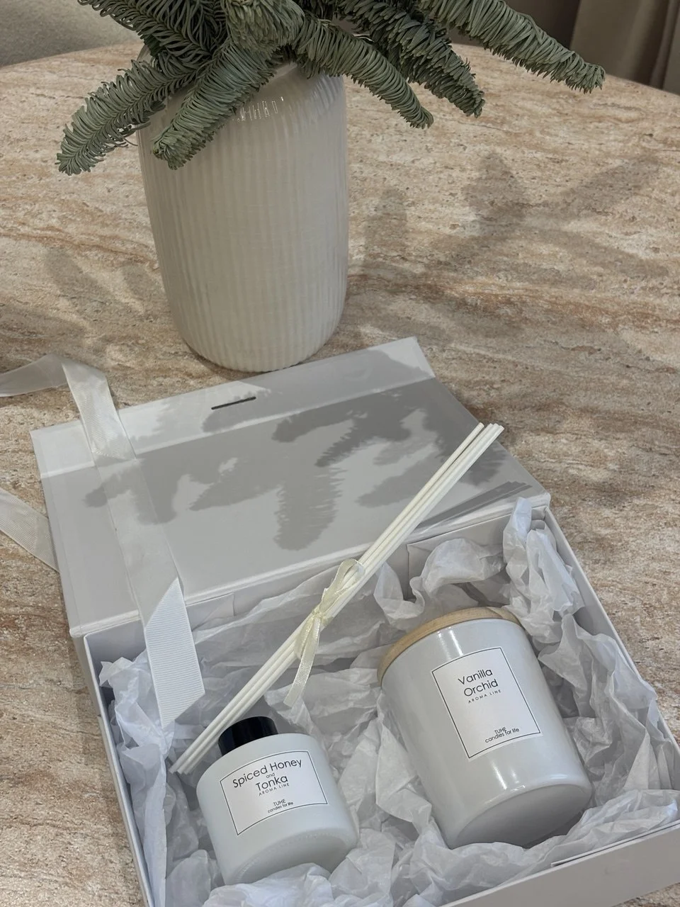 Zestaw prezentowy  dyfuzor i świeca