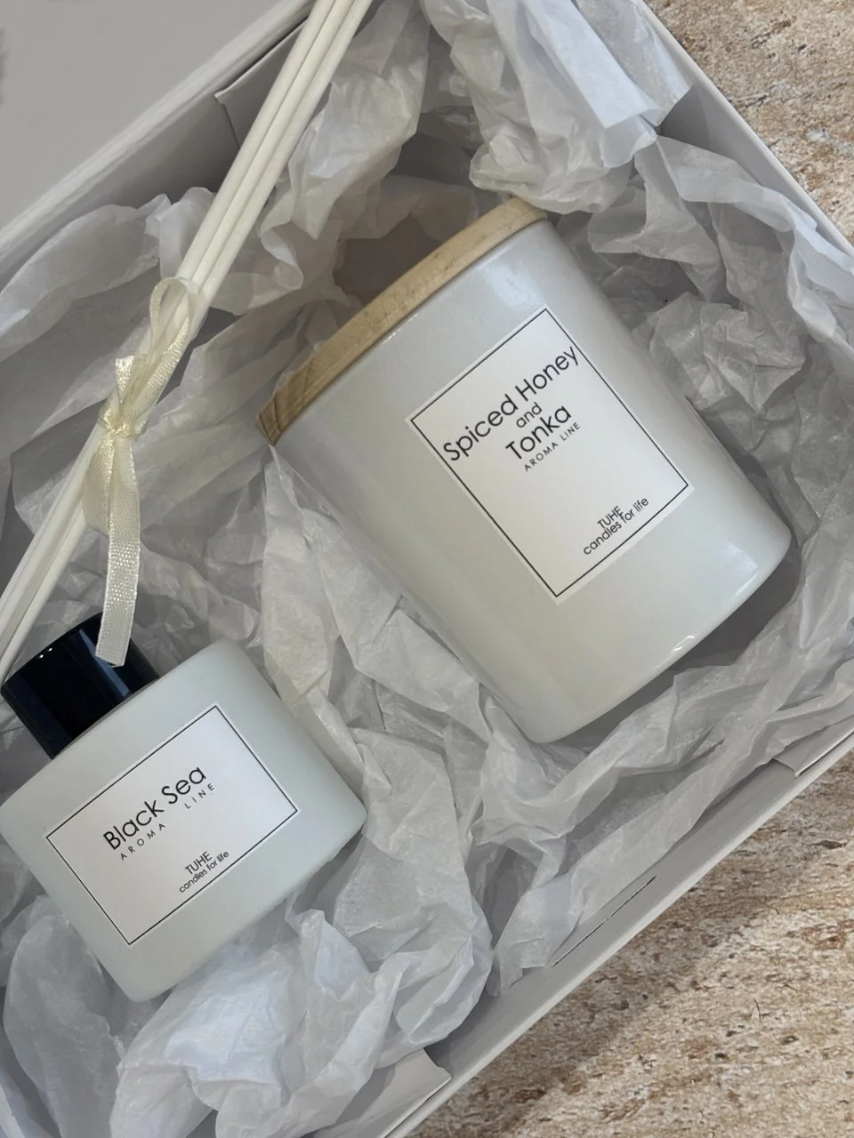 Zestaw prezentowy  dyfuzor i świeca