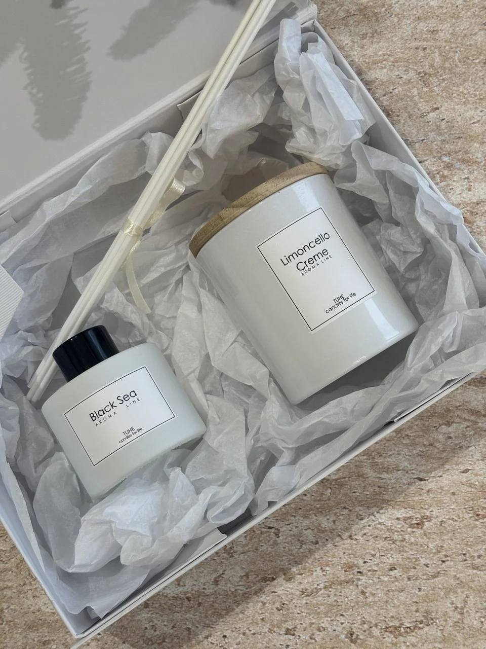 Zestaw prezentowy  dyfuzor i świeca