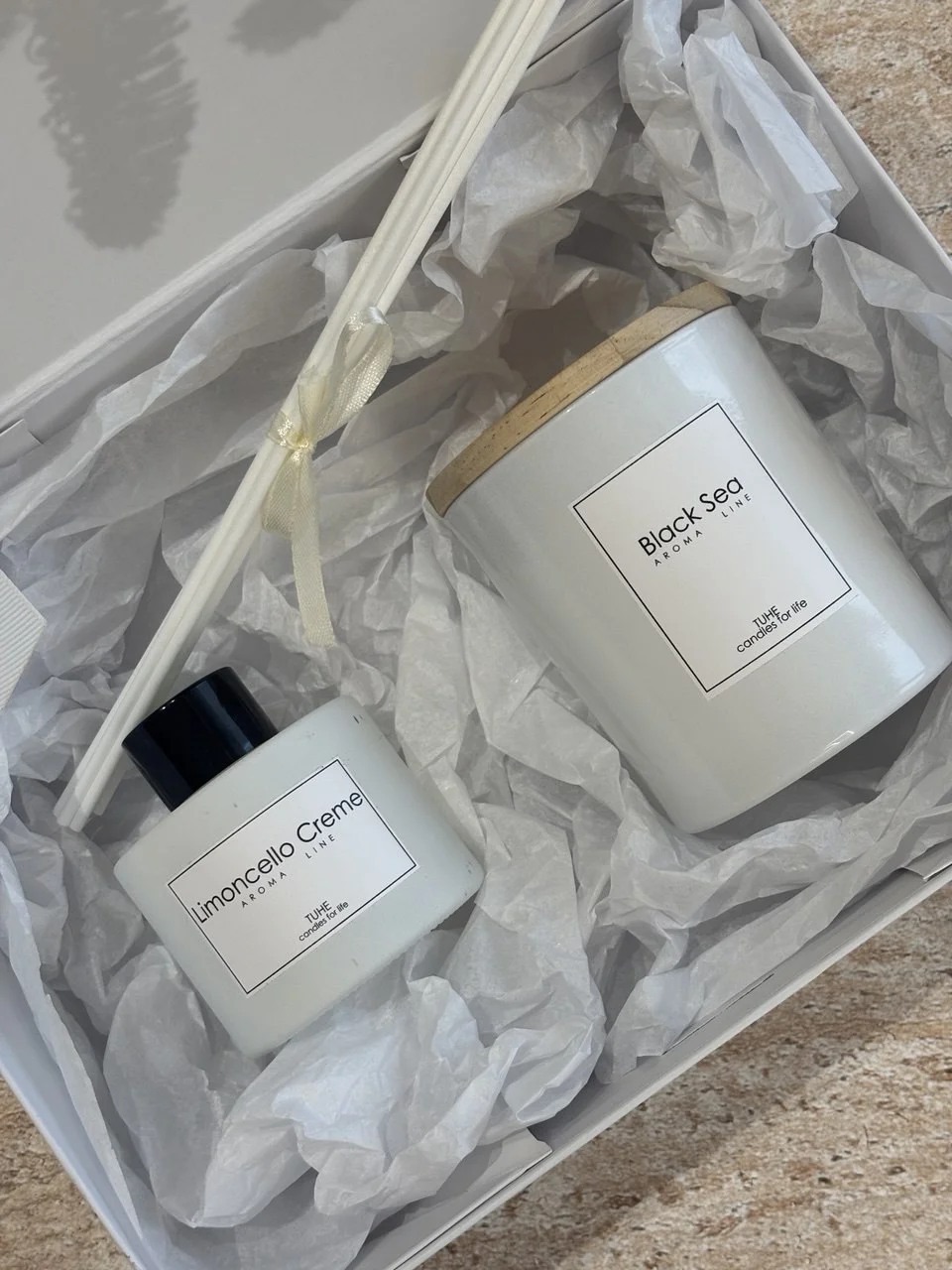 Zestaw prezentowy  dyfuzor i świeca