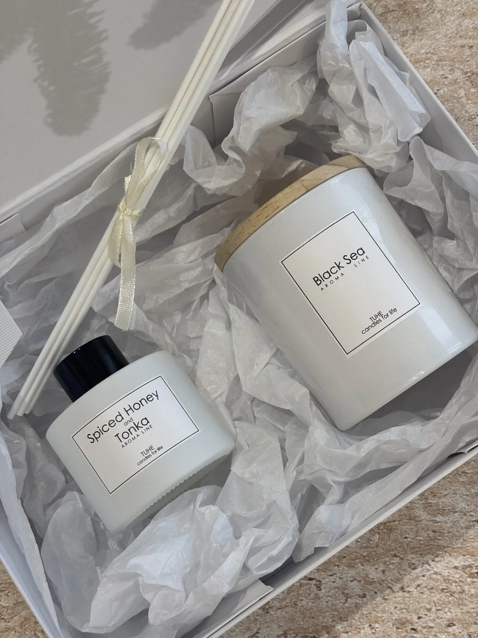 Zestaw prezentowy  dyfuzor i świeca