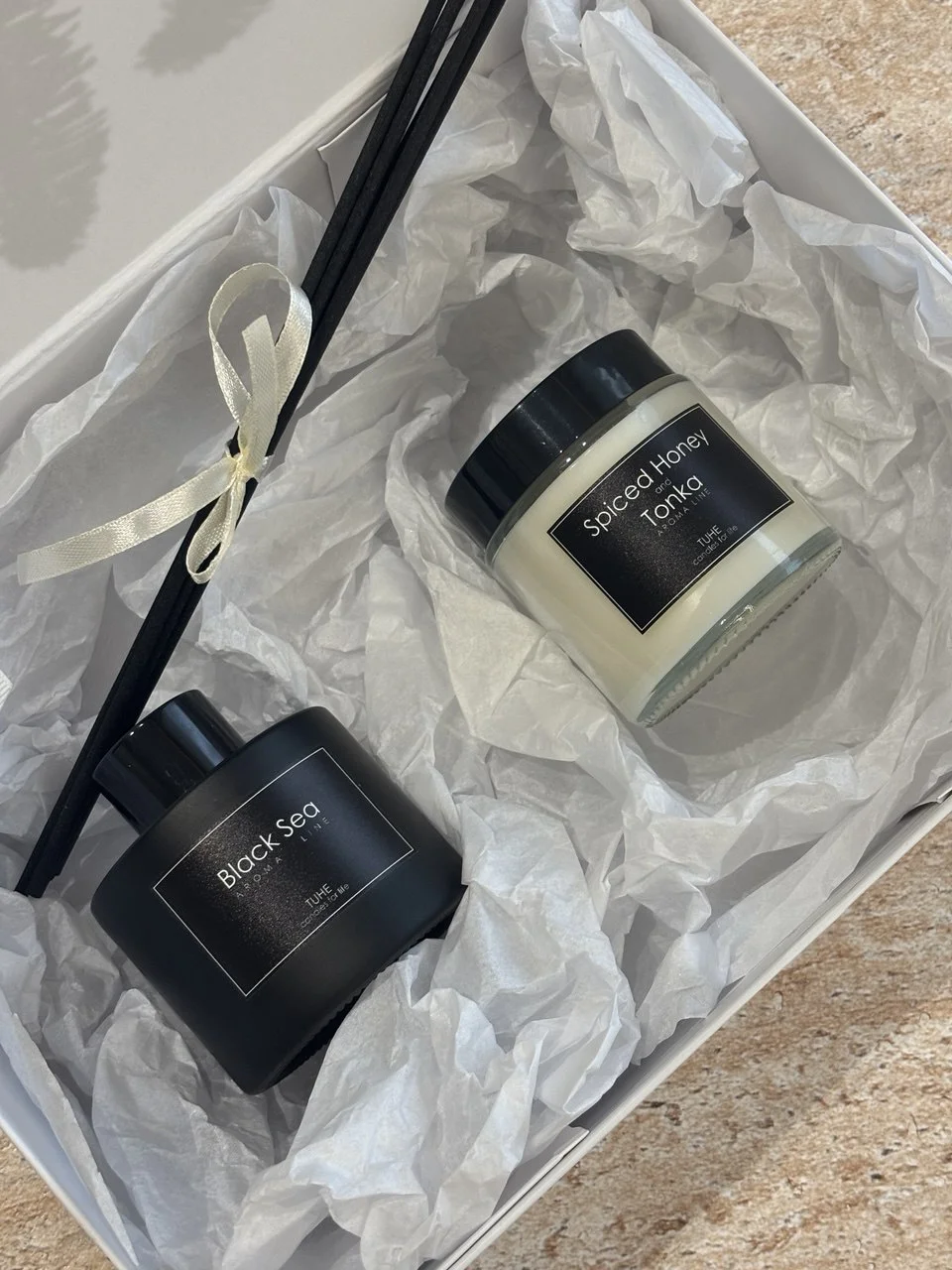 Zestaw prezentowy  dyfuzor i świeca