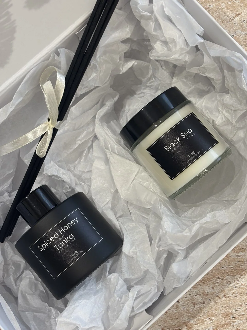 Zestaw prezentowy  dyfuzor i świeca