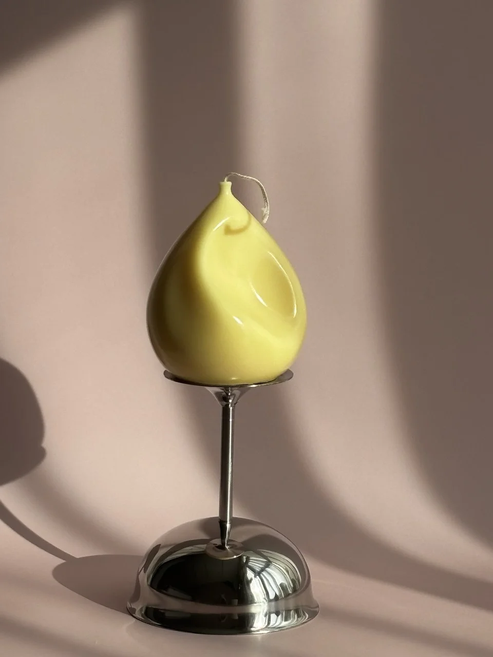 Świeca w kształcie balonu Żółty   320gr